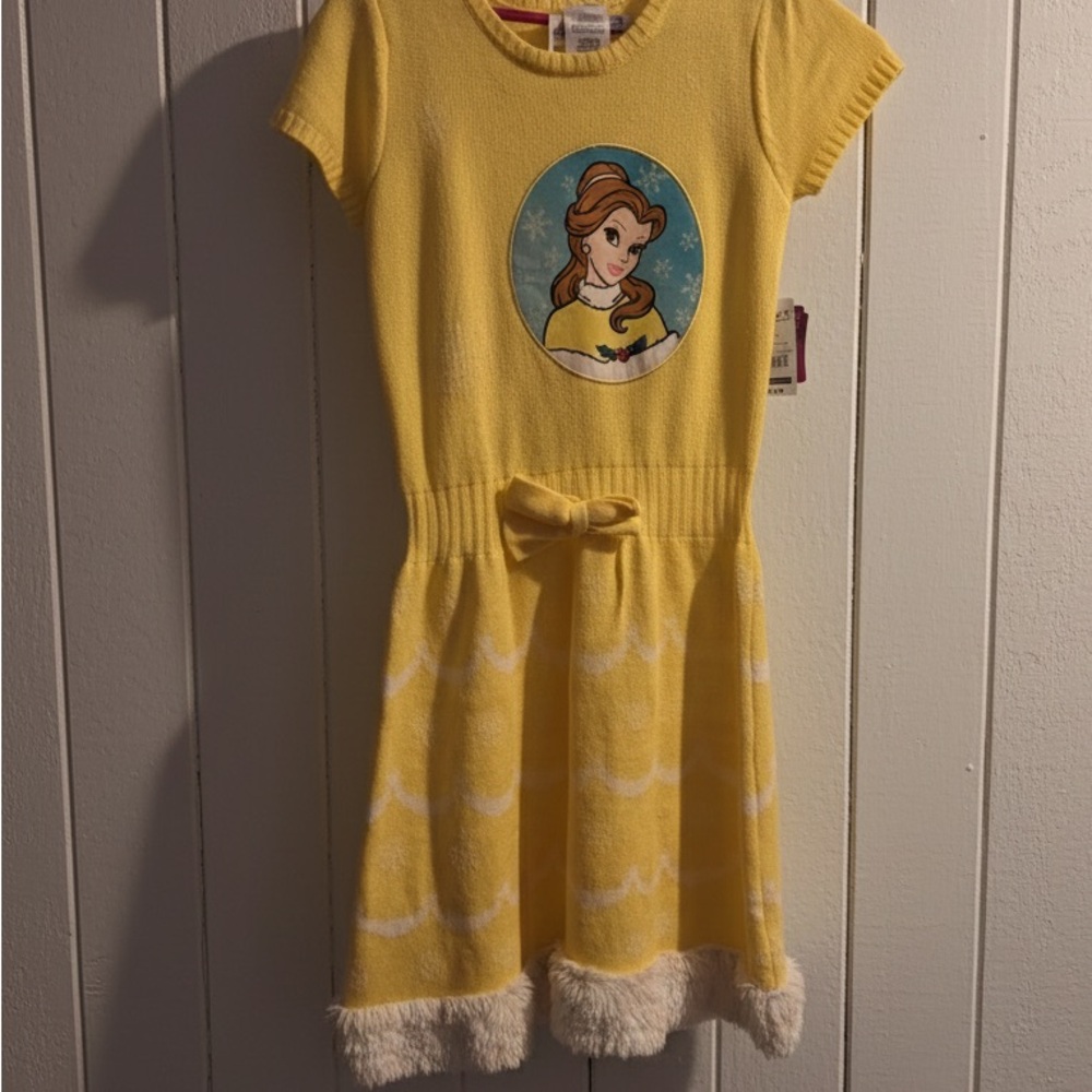 Disney Yellow Dress with Princess Design